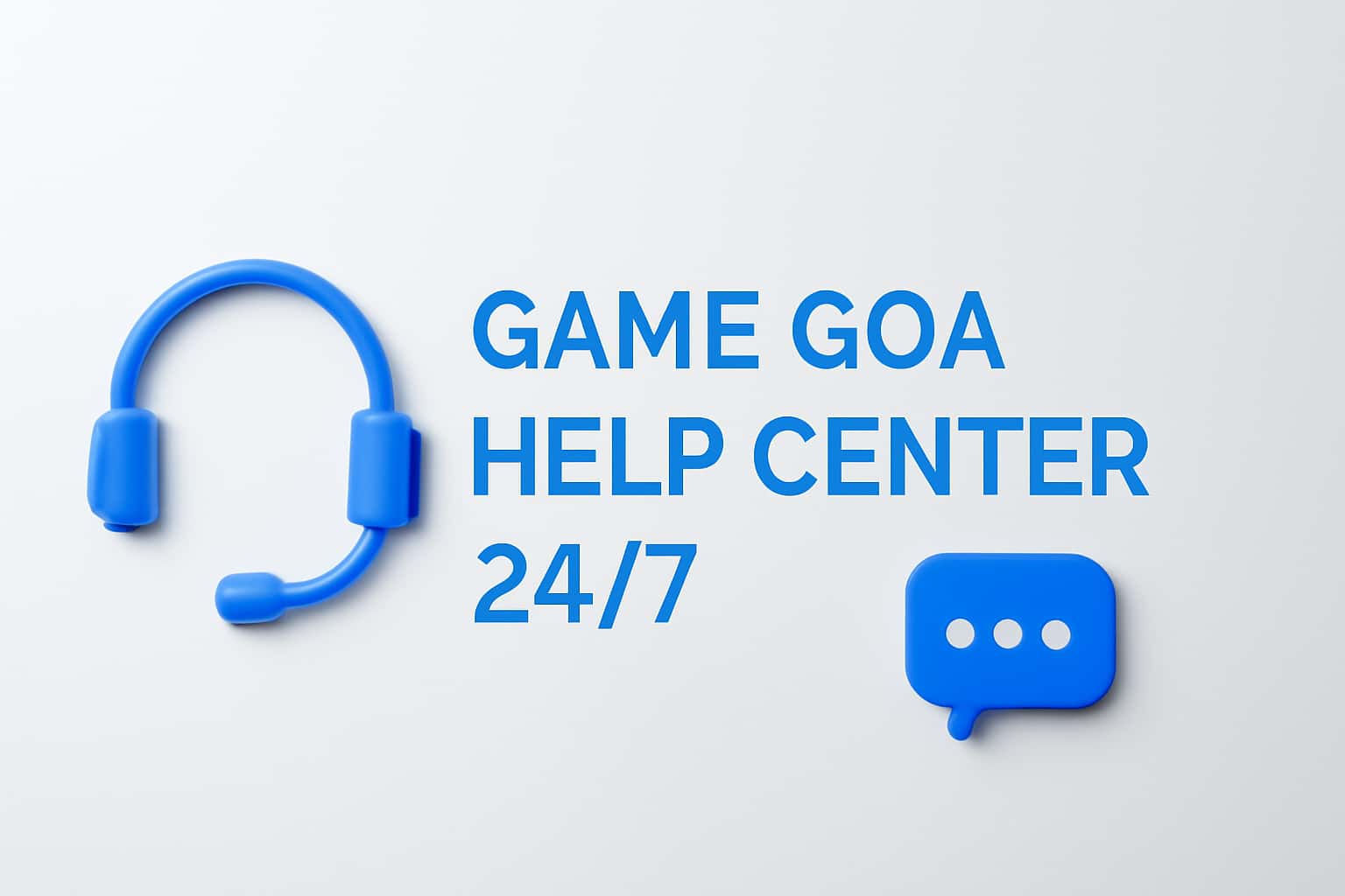 Game Goa Help Center 24/7 Interface