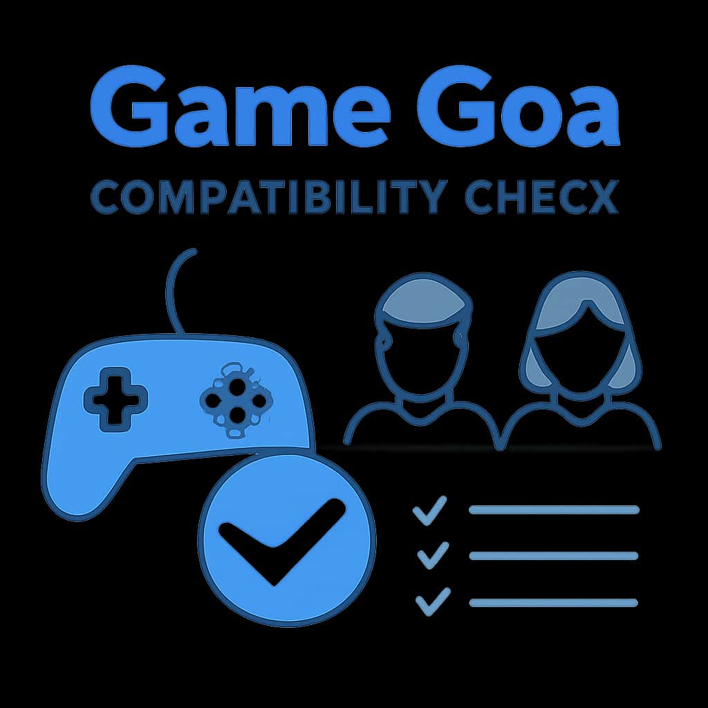 An educational diagram illustrating the compatibility aspects of Game Goa.