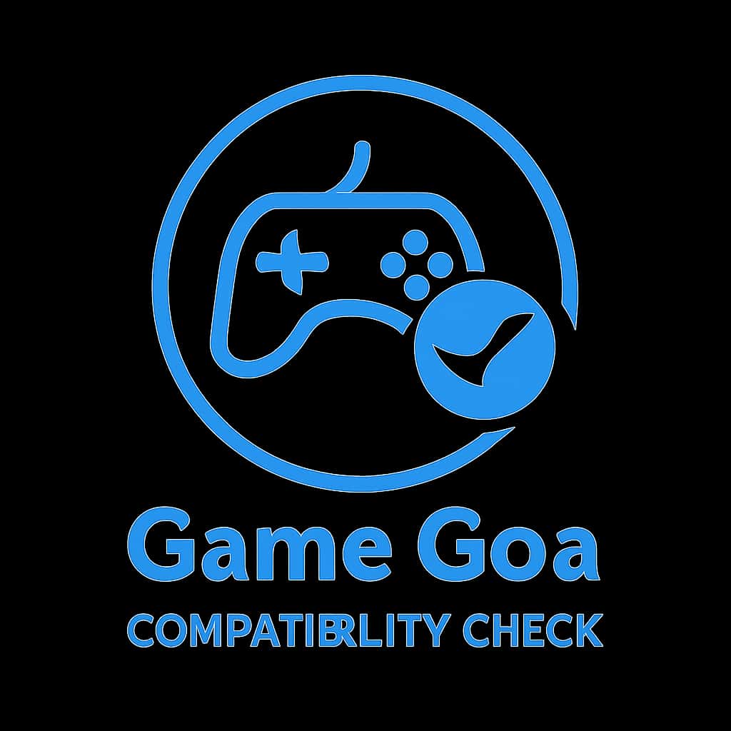 A badge symbolizing the compatibility check for Game Goa.