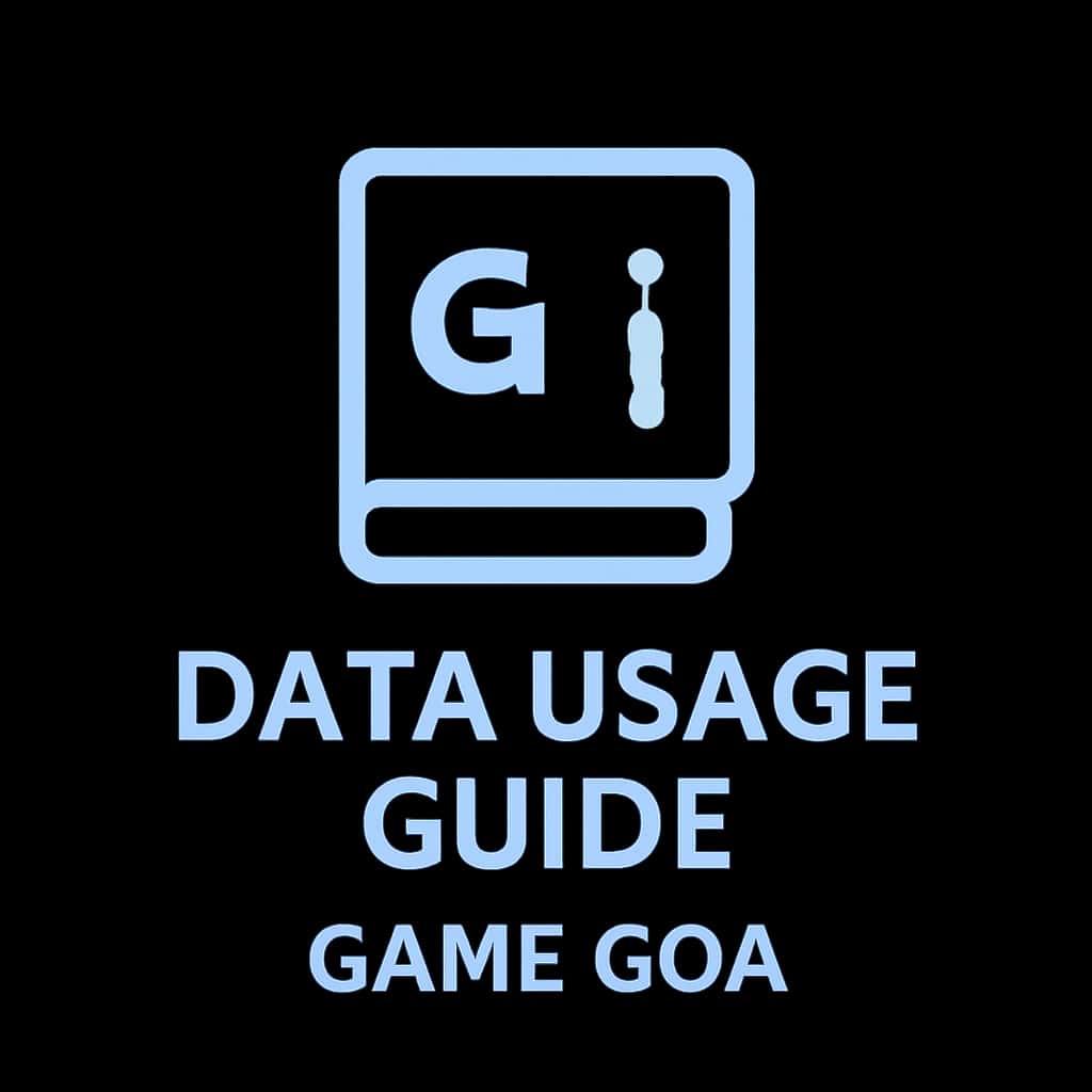 Icon representing Game Goa Data Usage Guide.
