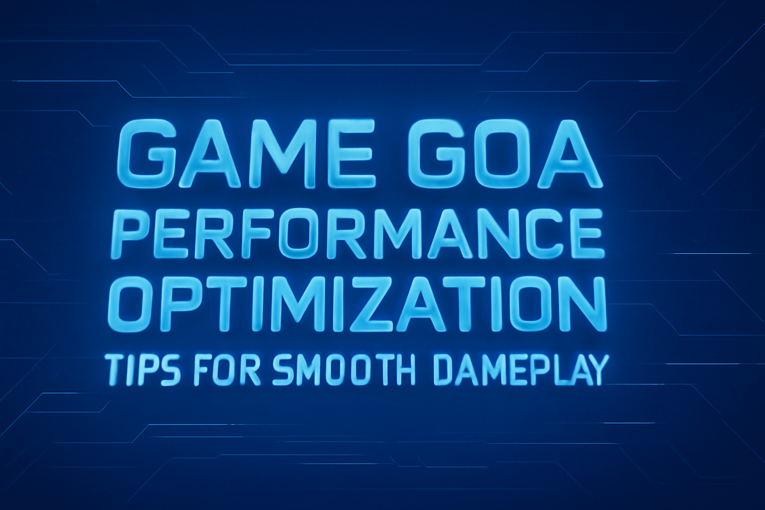 An informative visual representation of Game Goa Guides with blue accents.
