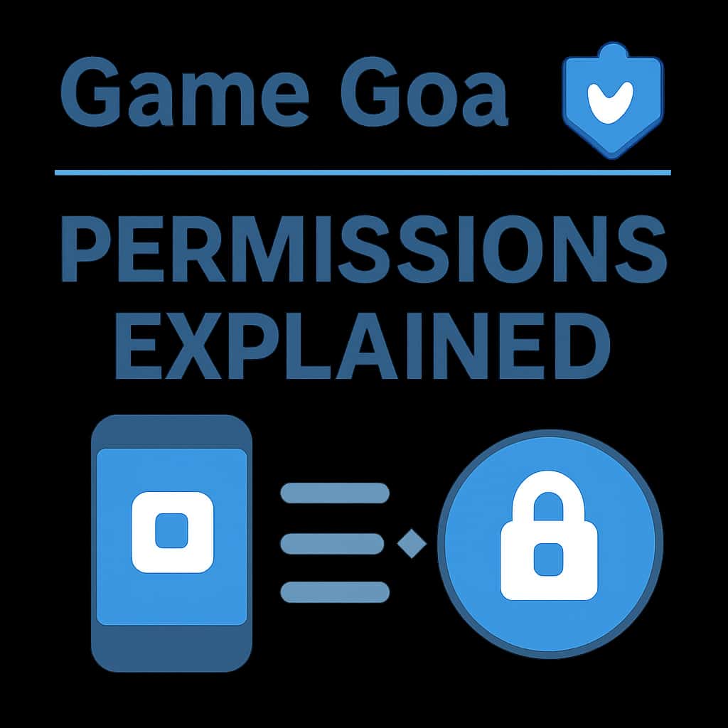 Diagram illustrating Game Goa permissions categories.