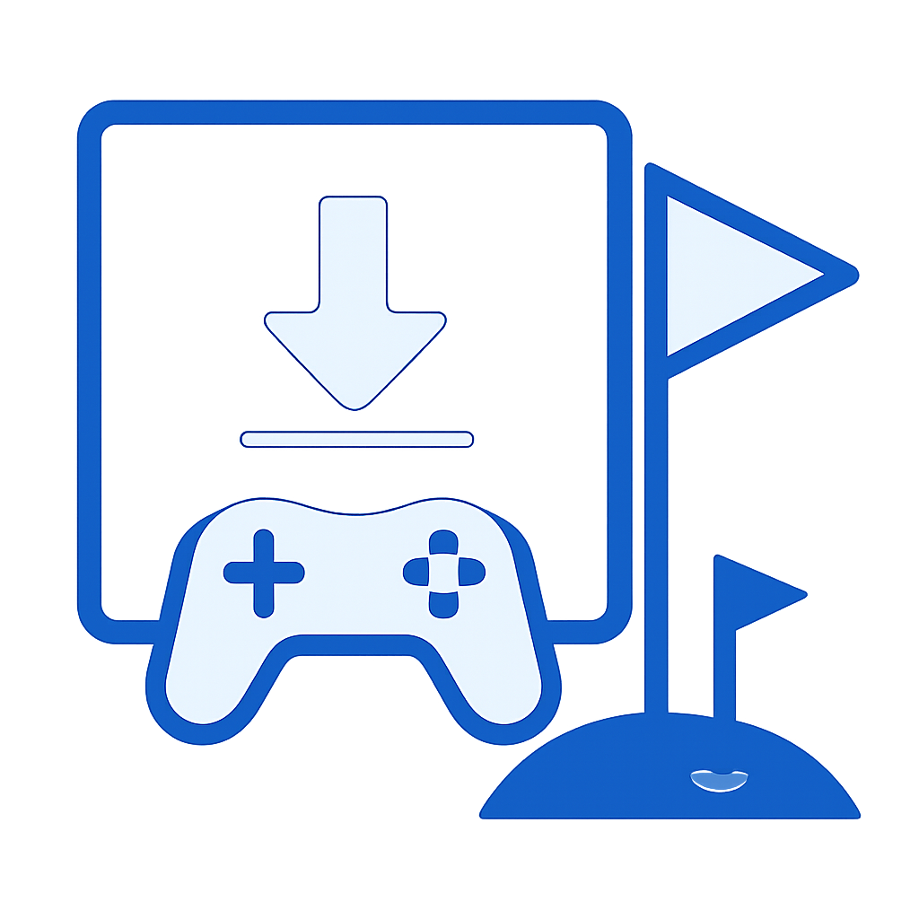Illustration detailing the steps for setting up Game Goa securely.