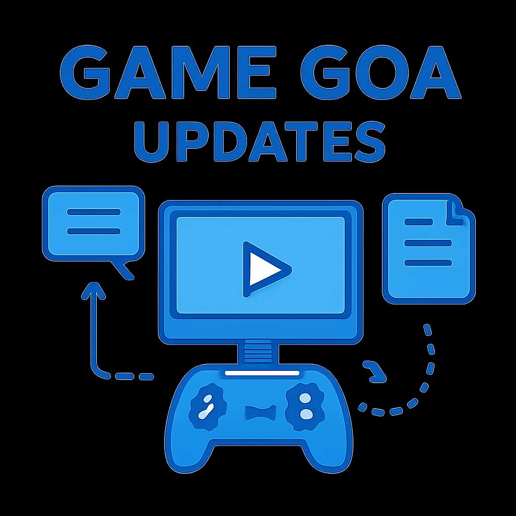 Diagram illustrating Game Goa updates procedures