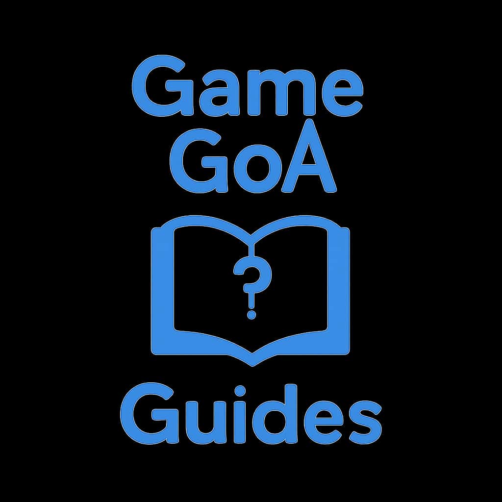 A simple badge design for Game Goa Guides.