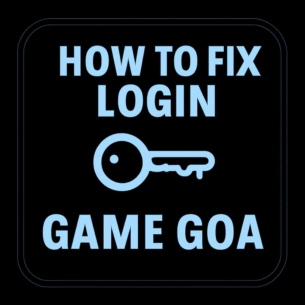 Icon representing assistance for Game Goa login issues.