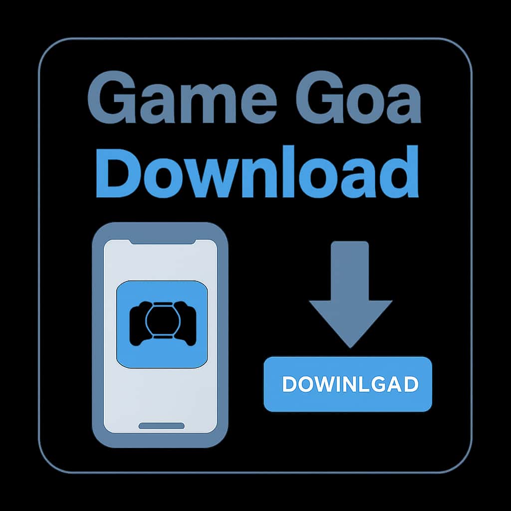 Diagram illustrating the process of downloading Game Goa.