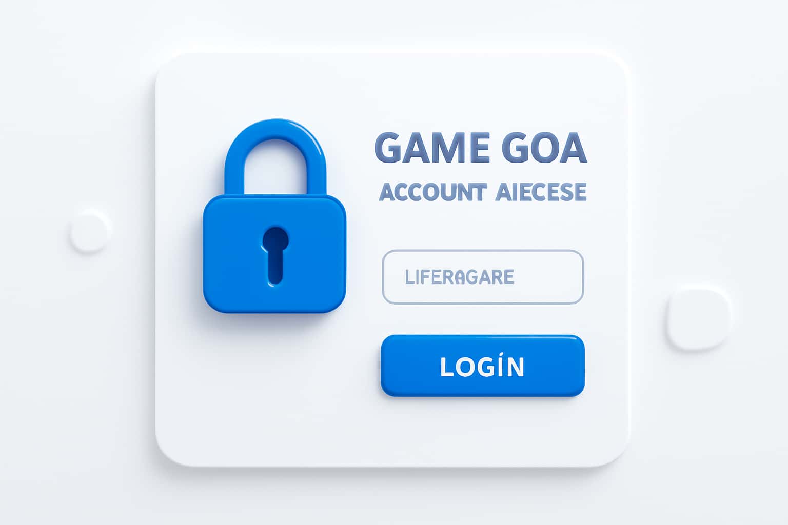 Game Goa Account Access Interface