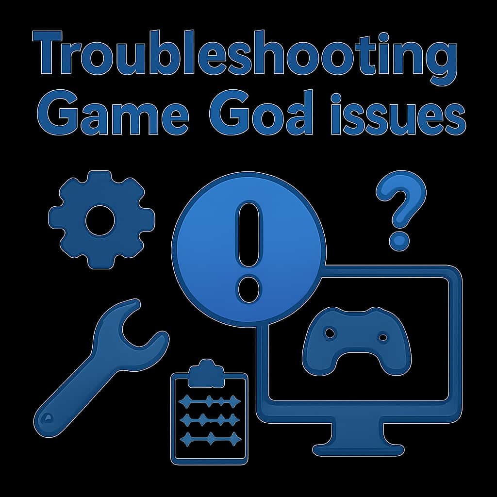 An educational diagram on troubleshooting Game Goa issues.